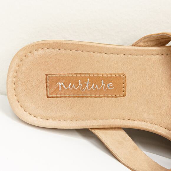 NURTURE Colbie 3D Floral Leather Thong Sandals Flip Flops Feminine Womens Sz 6.5 - Picture 5 of 7